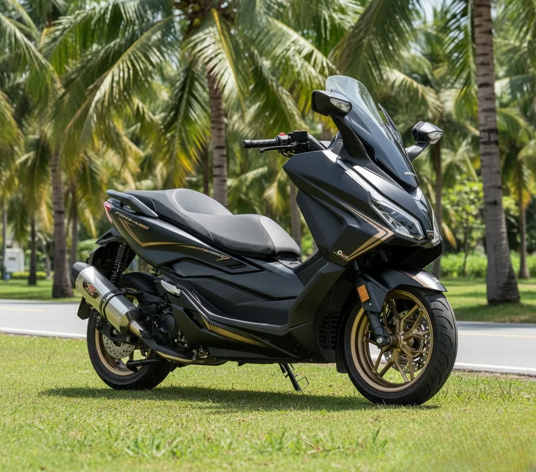 Forza 350 Black scooter rental Phuket